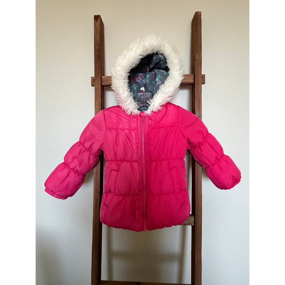 London Fog pink size 4 puffer coat